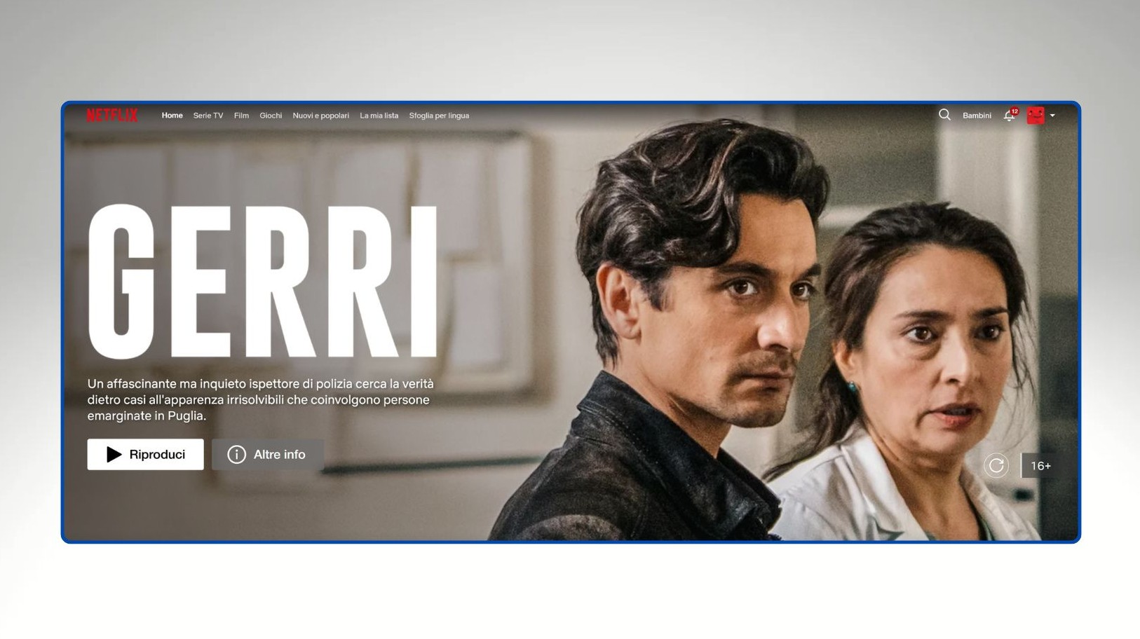 Gerri Ranta “Gerri” è su Netflix: parla il regista Giuseppe Bonito, originario di ...
